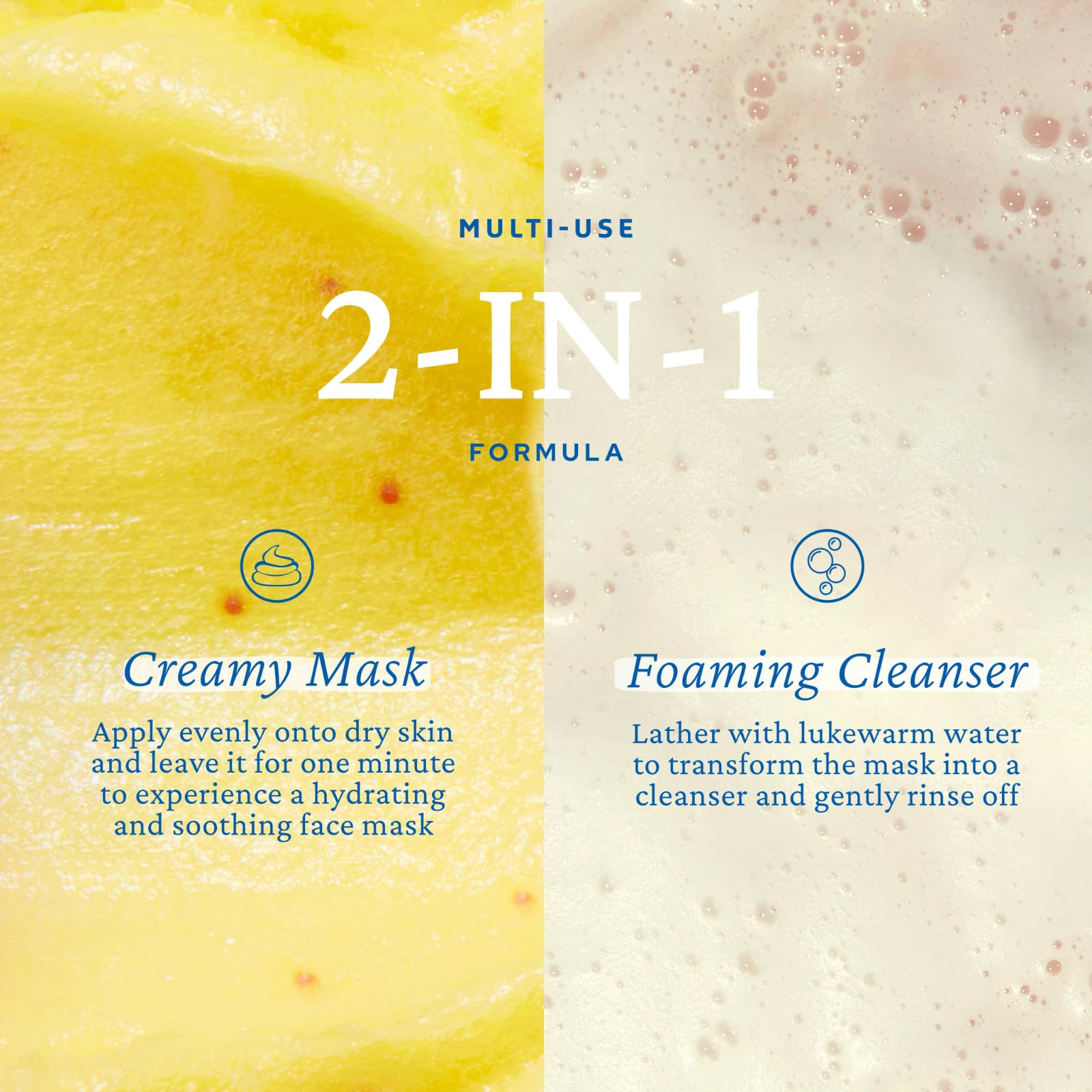 belif Super Knights - Glow Cleansing Mask, 2-in-1 Facial Mask & Cleanser with Multi Vitamin Complex and Glutathione | For All and Sensitive Skin Types | Korean Skincare (5.0 fl. oz)